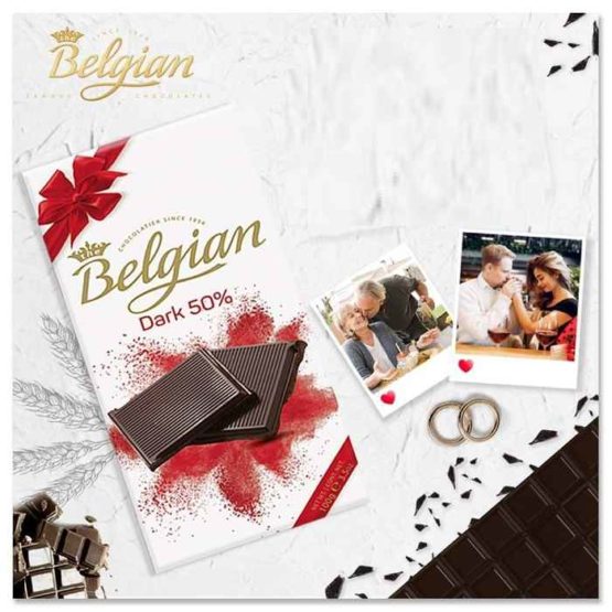 Belgian 50% Dark Chocolate Bar 100G