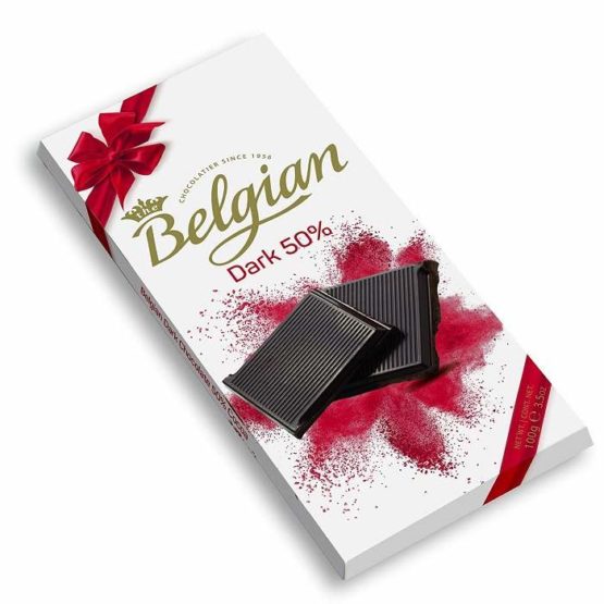 Belgian 50% Dark Chocolate Bar 100G