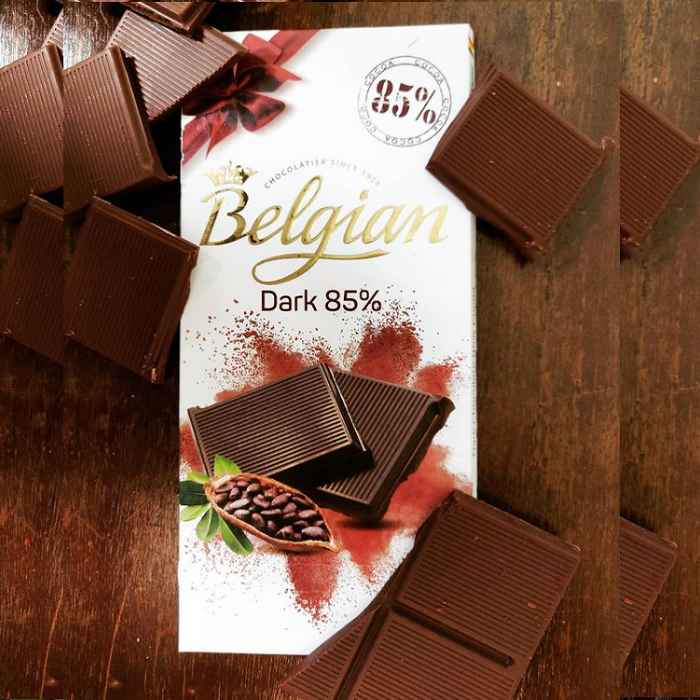 Belgian 85% Dark Chocolate Bar 100G