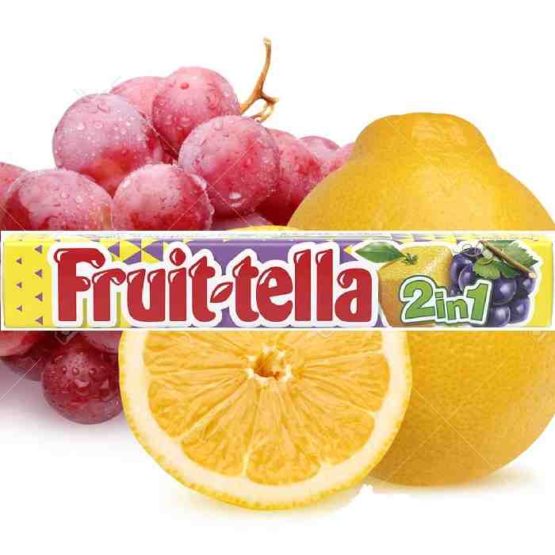 Fruittella 2 in 1 Grape Lemon