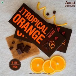 Amul Tropical Orange Chocolate 150G