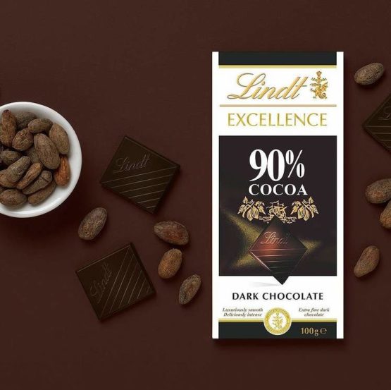 Lindt Excellence 90% Cocoa Dark Bar 100 G