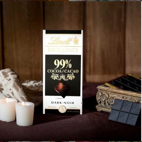 Lindt Excellence 99% Cocoa Dark Bar 50 G