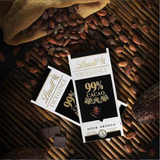 Lindt Excellence 99% Cocoa Dark Bar 50 G