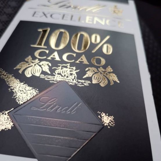 Lindt Excellence 100% Cocoa Dark Bar 50G