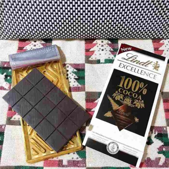 Lindt Excellence 100% Cocoa Dark Bar 50G