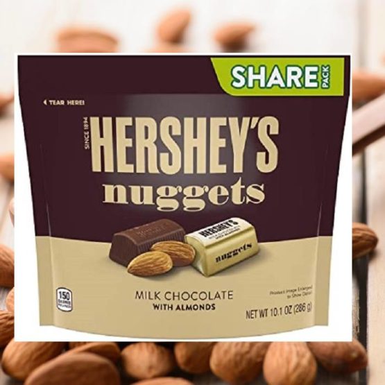 Hersheys Nuggets Milk With Almonds 286G