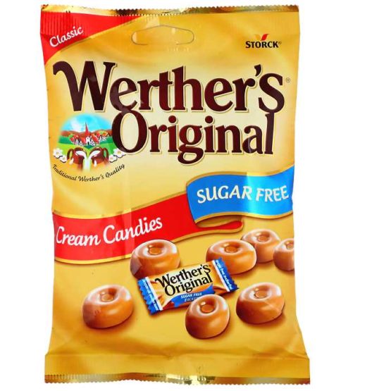 Werthers Original Cream Candies Sugar Free 70G