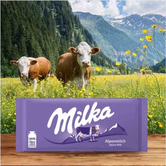 Milka Alpine Milk Bar 100G