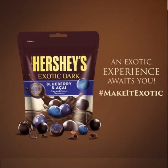 Hersheys Exotic Dark Blueberry & Acai 100G