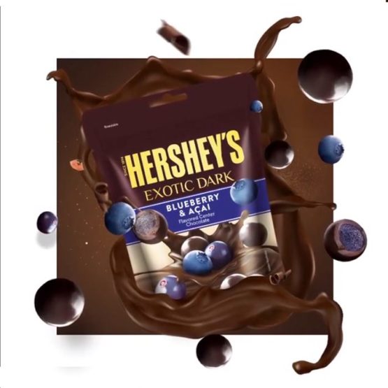 Hersheys Exotic Dark Blueberry & Acai 100G