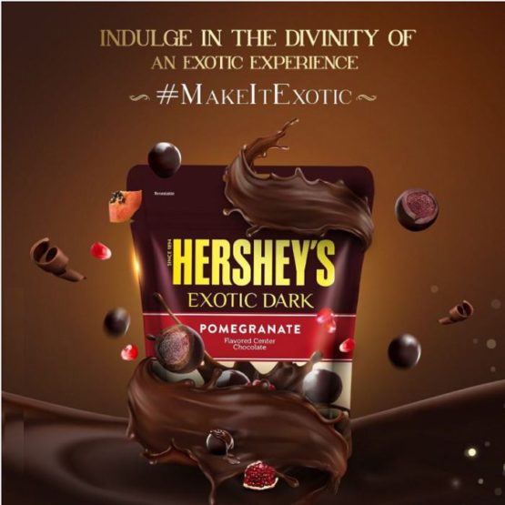 Hersheys Exotic Dark Pomegranate 100G