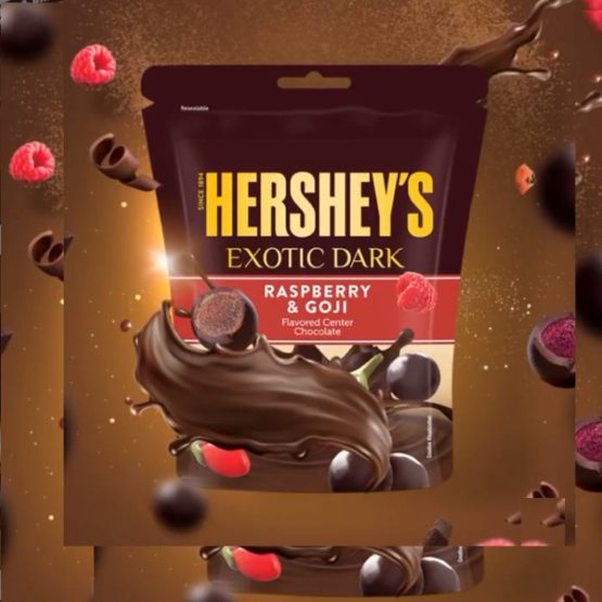 Hersheys Exotic Dark Raspberry & Goji 100G