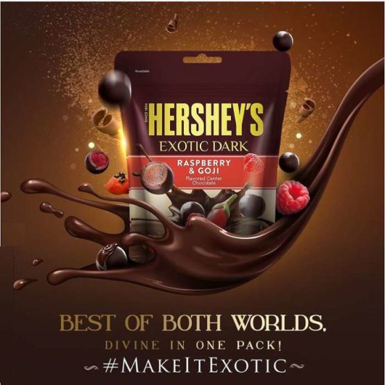 Hersheys Exotic Dark Raspberry & Goji 100G