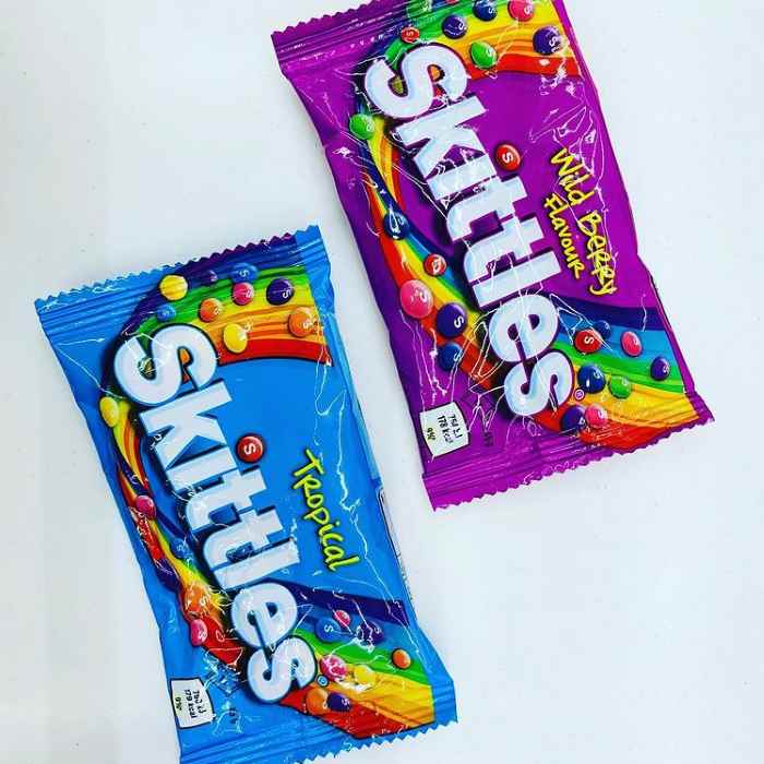 Skittles Combo of 4*45G (Fruits, Sours, Tropical & Wild Berry)