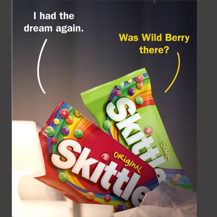 Skittles Combo of 4*45G (Fruits, Sours, Tropical & Wild Berry)