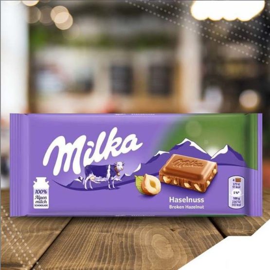 Milka Hazelnut Bar 100G