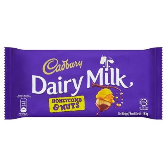 Dairy Milk HoneyComb & Nuts 165G