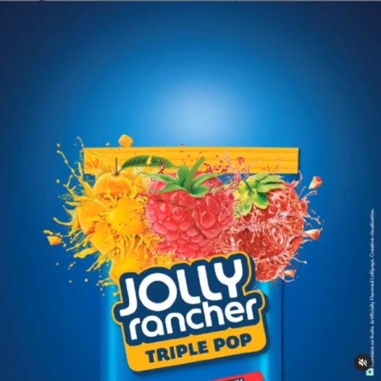 Jolly Rancher Triple LollyPop (8pcs)