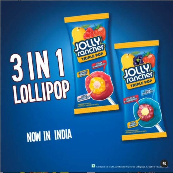 Jolly Rancher Triple LollyPop (8pcs)