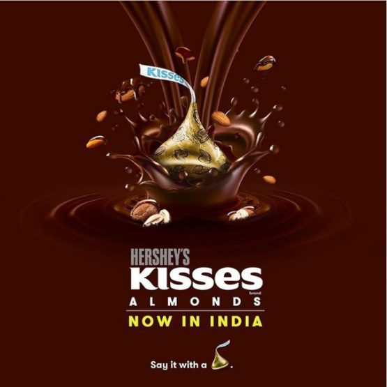 Hersheys Kisses Almond 100G