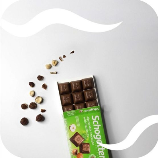 Schogetten Milk Chocolate with Hazelnut 100G