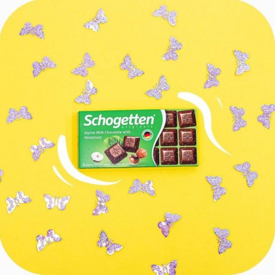 Schogetten Milk Chocolate with Hazelnut 100G