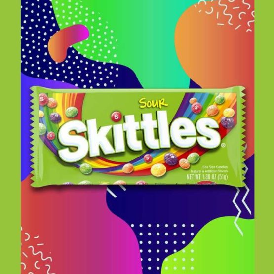 Skittles Sours Candy 45G (Pack of 2)