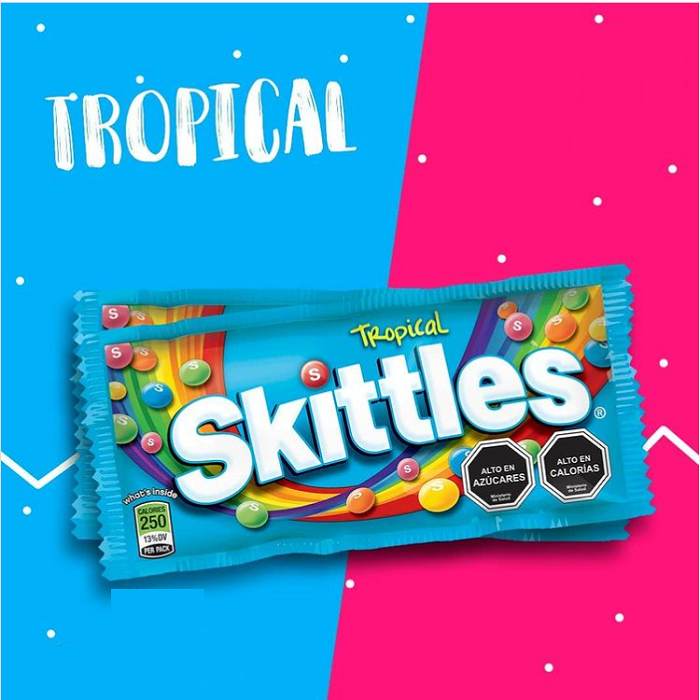 Skittles Tropical Candy 45G (Pack of 2)