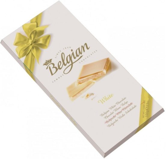 Belgian White Chocolate Bar 100G