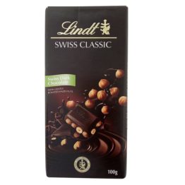 Lindt Swiss Classic Dark Chocolate Bar 100G