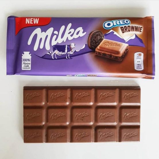 Milka Oreo Brownie Milk Chocolate Bar 100G