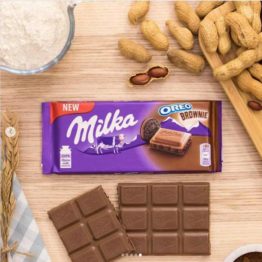 Milka Oreo Brownie Milk Chocolate Bar 100G