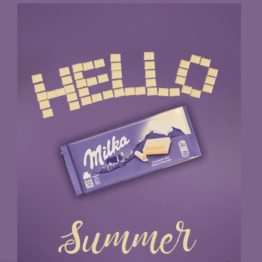 Milka White Chocolate Bar 100G
