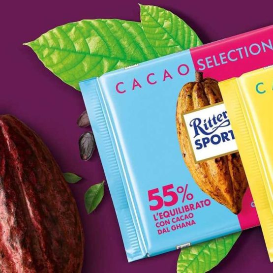 Ritter Sport Cocoa Selection 55% Intensity with Cocoa Mass 100G