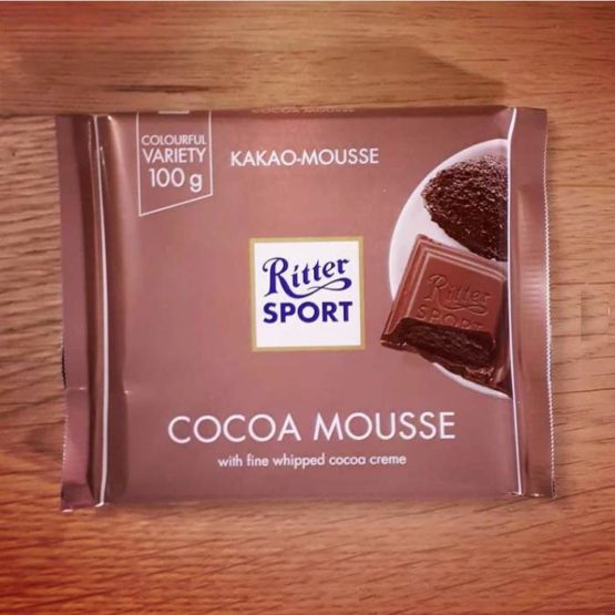 Ritter Sport Cocoa Mousse Chocolate Bar 100G