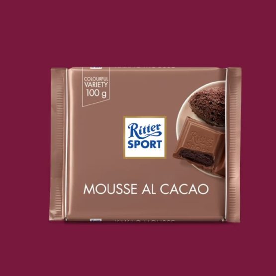 Ritter Sport Cocoa Mousse Chocolate Bar 100G – ChocoLounge