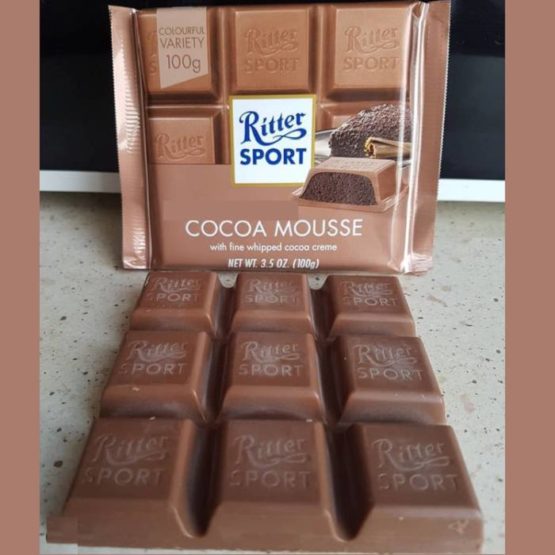 Ritter Sport Cocoa Mousse Chocolate Bar 100G