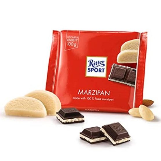 Ritter Sport Marzipan Chocolate Bar 100G