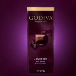 Godiva 72% Dark Chocolate Bar 90G