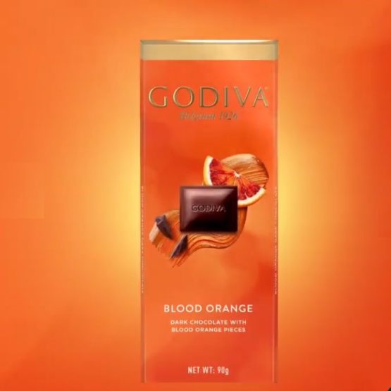 Godiva Blood Orange Dark Chocolate 90G
