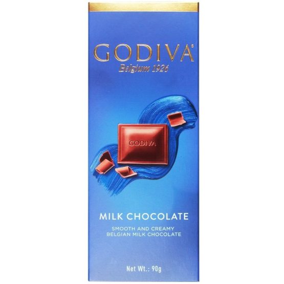 Godiva Milk Chocolate Bar 90G