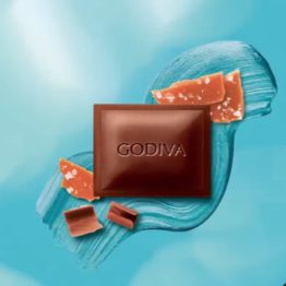 Godiva Salted Caramel Milk Chocolate Bar 90G