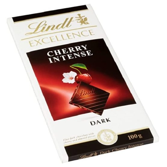 Lindt Excellence Cherry Intense Dark Chocolate 100G