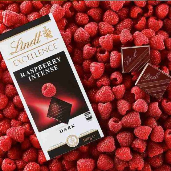 Lindt Excellence Raspberry Intense Dark Chocolate 100G