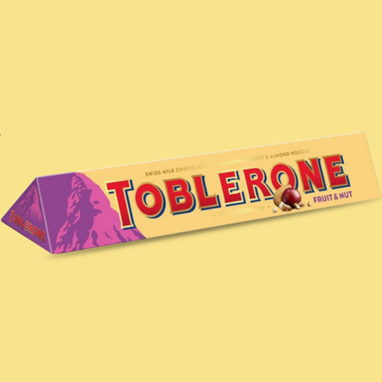 Toblerone Swiss Fruit & Nut Milk Chocolate 100G