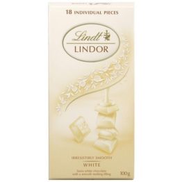 Lindt Lindor Singles White Bar 100G_Chennai Only