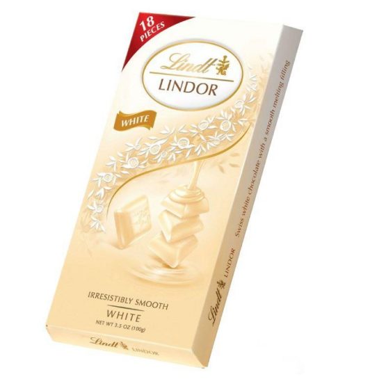Lindt Lindor Singles White Bar 100G_Chennai Only