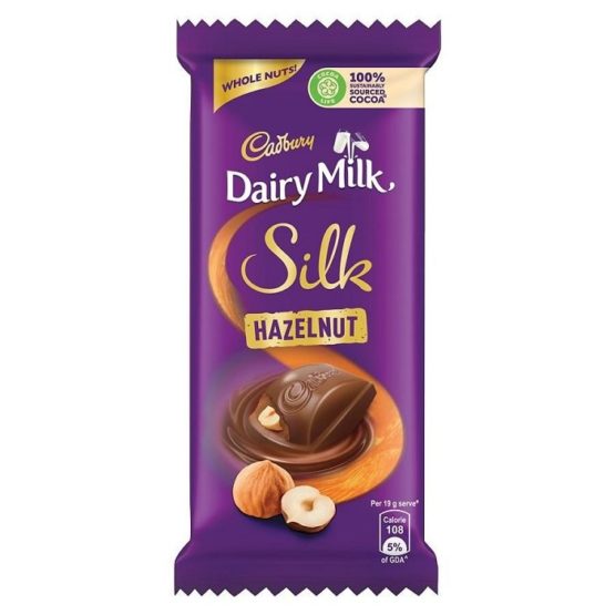 Cadbury Dairy Milk Silk Hazelnut Chocolate Bar 143G