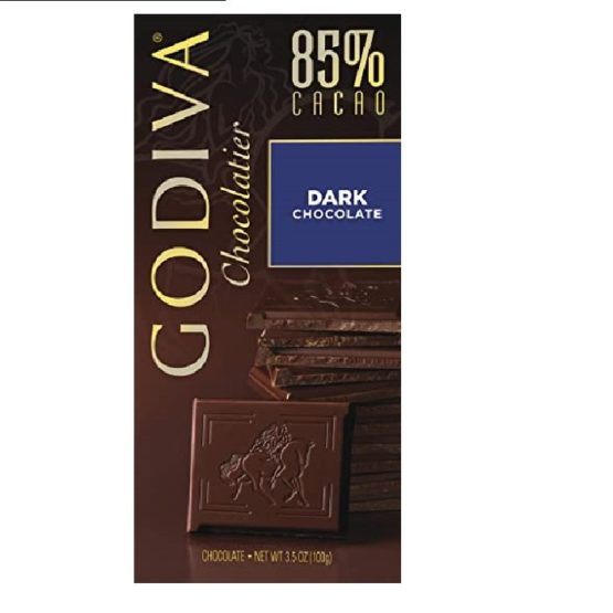 Godiva Chocolatier 85% Cacao Dark Chocolate bar 100G